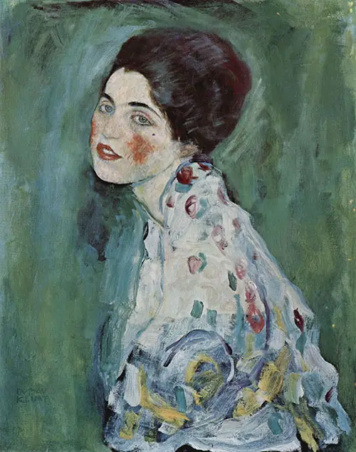 Portrait of a Lady Gustav Klimt